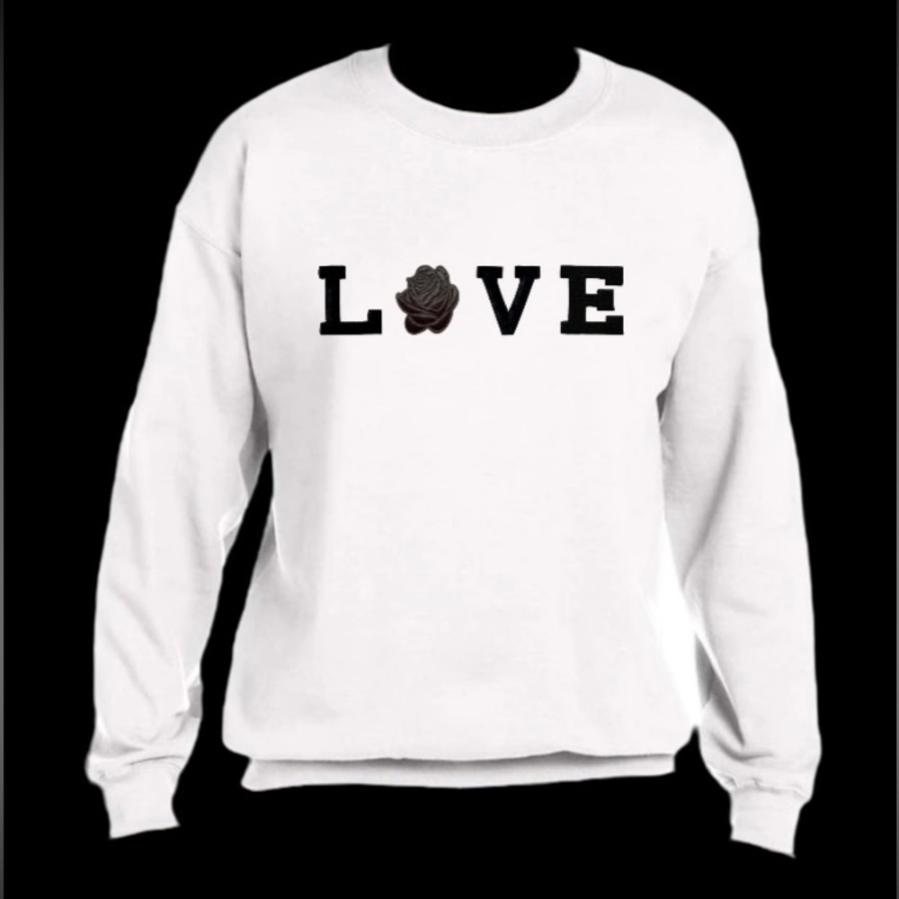 Love is Love Sweatshirt, Patch Letters